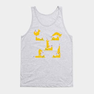 Yoga Llamas Tank Top